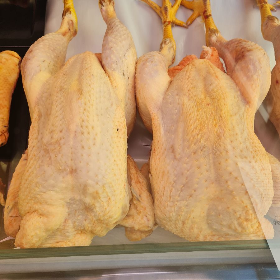 Pollo de corral entero