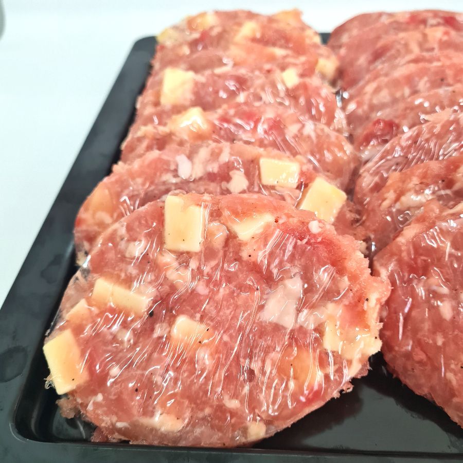 Hamburguesa de pollastre de pagès amb formatge, 2x110 gr